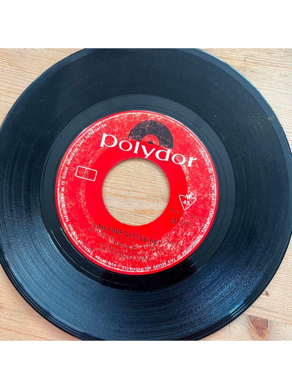 Heintje - I am your Little Boy/Two Little Stars 45rpm VG+ R08